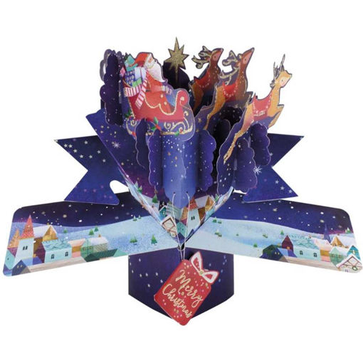 Picture of POP UP 3D CARD SANTA
